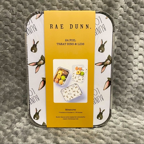 Rae Dunn BUNNY LOVE Easter theme treat bins